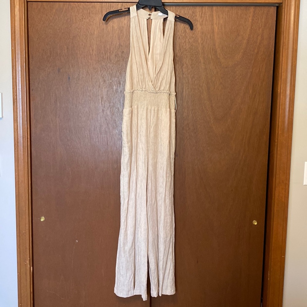 Beige Jumpsuit